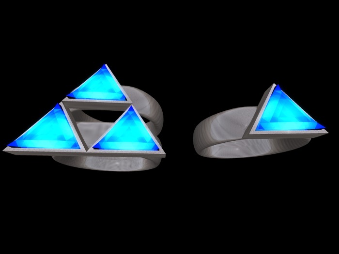 Tri-Force Wedding Ring
