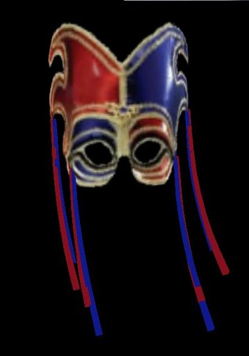 *Goddess* Mardi Gras Jester Mask