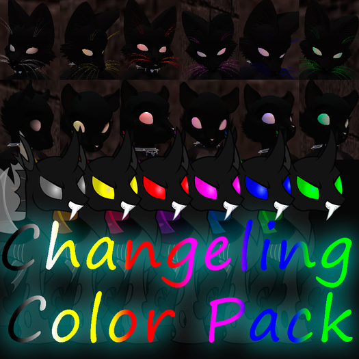 Changeling Color pack mod for Curious Chinchilla and uchicat