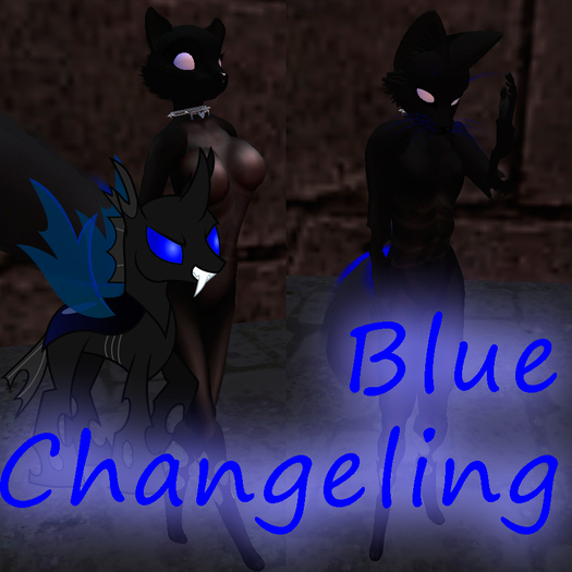 Blue Changeling mod for Curious Chinchilla and uchicat