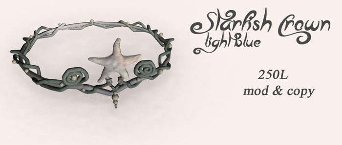 Starfish Crown (lightblue)