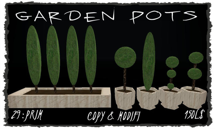 Garden pots