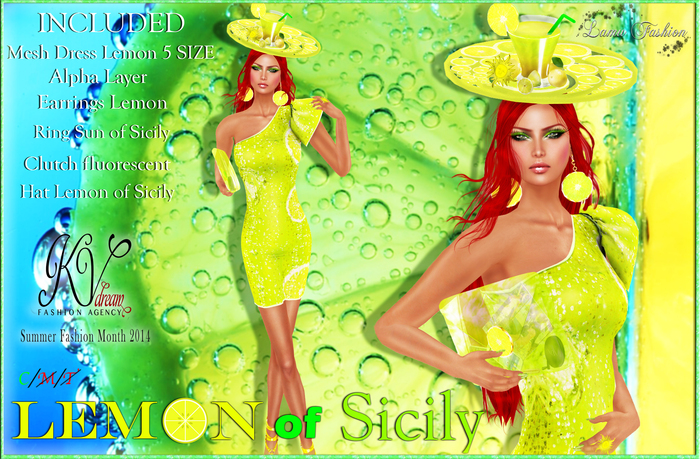 -Lamu Fashion-Lemon of Sicily !DISCOUNT!