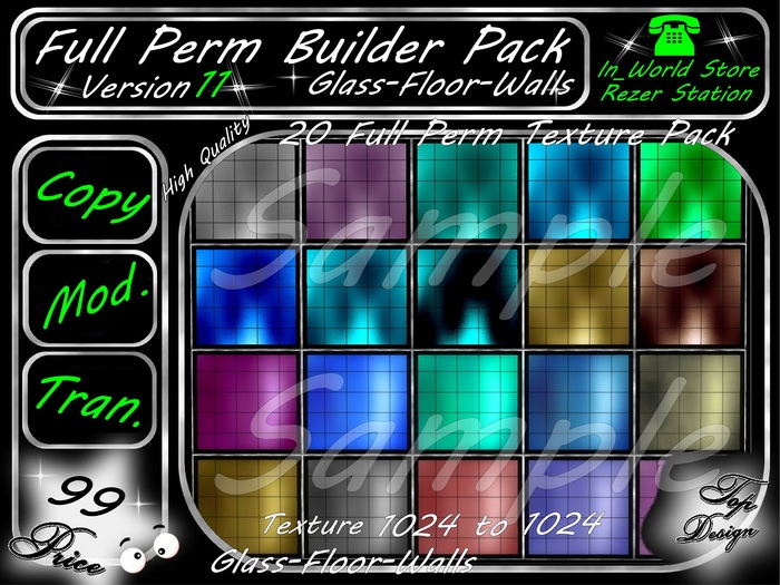 >Builder< * Pack * Glass * Floor * Wall * Texture