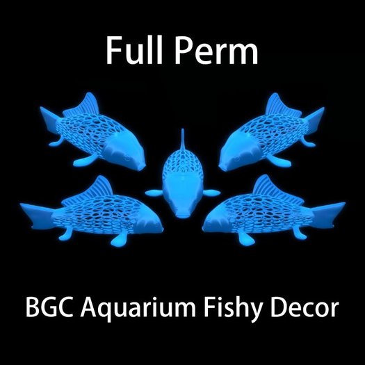 BGC Aquarium Fishy Decor